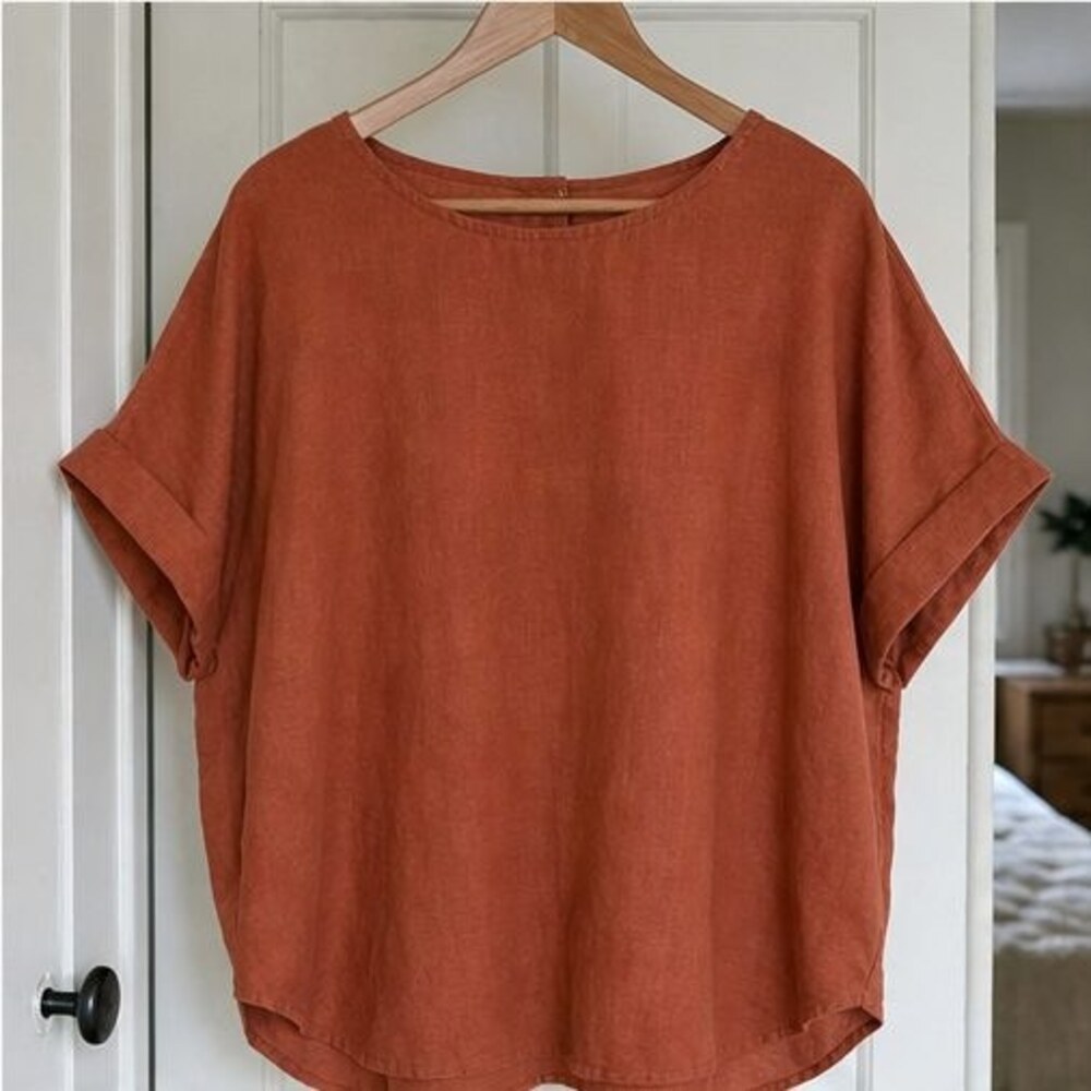 Sage Peplum Top
